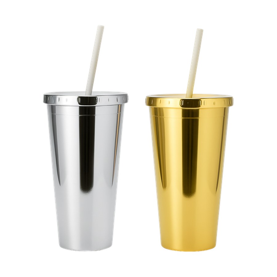 Vaso Efecto Metalizado